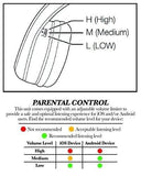 Disney Princess Kids Headphones, Volume Limiting