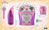 eKids Disney Princess Karaoke Machine, Bluetooth Speaker with Microphone for Kids, Speaker with USB Port to Play Music, Easily Access Disney Karaoke Playlists with New EZ Link Feature
