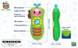 eKids Cocomelon Toy Remote Control for Toddlers, Musical Toy with Built-in Toy Microphone and Nursery Rhymes for Children, for Fans of Cocomelon Toys and Gifts