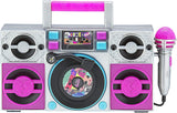 LOL Surprise OMG Remix Karaoke Machine Sing Along Boombox with Real Karaoke Microphone for Kids, Built in Music, Flashing Lights, Record, Turntable with Sound Effects, Connect Device
