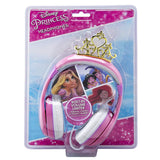 Kids Headphones for Kids Disney Princess Adjustable Stereo Tangle-Free 3.5mm Jack Wired Cord Over Ear Headset for Children Parental Volume Control Kid Friendly Safe Perfect for School Home Travel