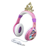 Kids Headphones for Kids Disney Princess Adjustable Stereo Tangle-Free 3.5mm Jack Wired Cord Over Ear Headset for Children Parental Volume Control Kid Friendly Safe Perfect for School Home Travel