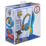 Toy Story 4 Kids Bluetooth Wireless Rechargeable Headphones, Volume Limiting