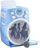 Frozen 2 Bluetooth CDG Karaoke Machine for Kids with LED Disco Party Lights, Built in Mic