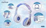 eKids Disney Frozen 2 Bluetooth Headphones with Microphone, Volume Reduced to Protect Hearing, Adjustable Wireless Headphones for School Home Travel, for Fans of Anna and Elsa