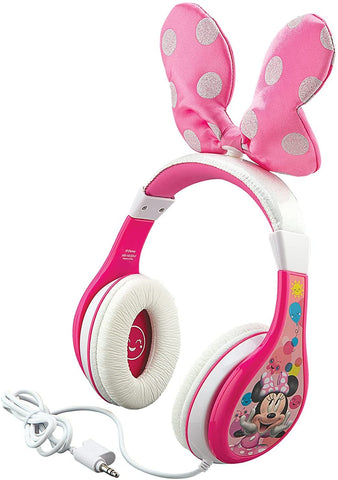 Minnie Mouse Bow-tastic Kids Headphones, Volume Limiting