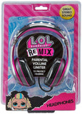 LOL Surprise OMG Remix Kids Headphones Adjustable Headband, Stereo Sound, Wired Headphones for Kids, Tangle-Free, Volume Control, Foldable, Childrens Headphones Over Ear for School Home, Travel