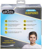 eKids Bluetooth Kids Headphones with Microphone, Volume Reduced (White)