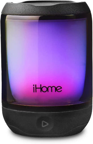 iHome Bluetooth Portable Color Changing iP67 Waterproof, Floatable Bluetooth Speaker with Mega Battery, Rechargeable Speaker
