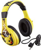Pokemon Pikachu Kids Headphones, Volume Limiting