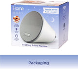 iHome Baby White Noise Sound Machine, Portable White Noise Machine, Baby Soother, Lullaby Sound Machine, Soothing Sounds, Lullaby