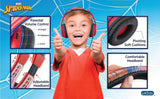 Spiderman Kids Headphones, Volume Limiting