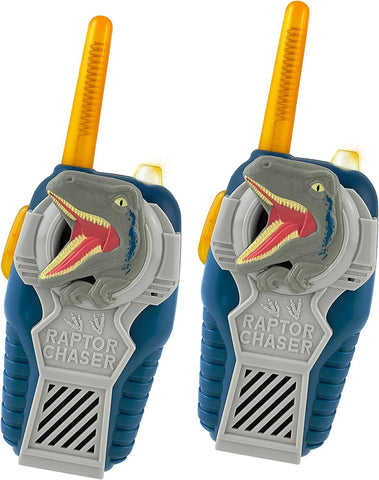 ekids Jurassic World Toy Walkie Talkies for Kids, Static Free Indoor and Outdoor Toys for Boys Aged 3 and Up