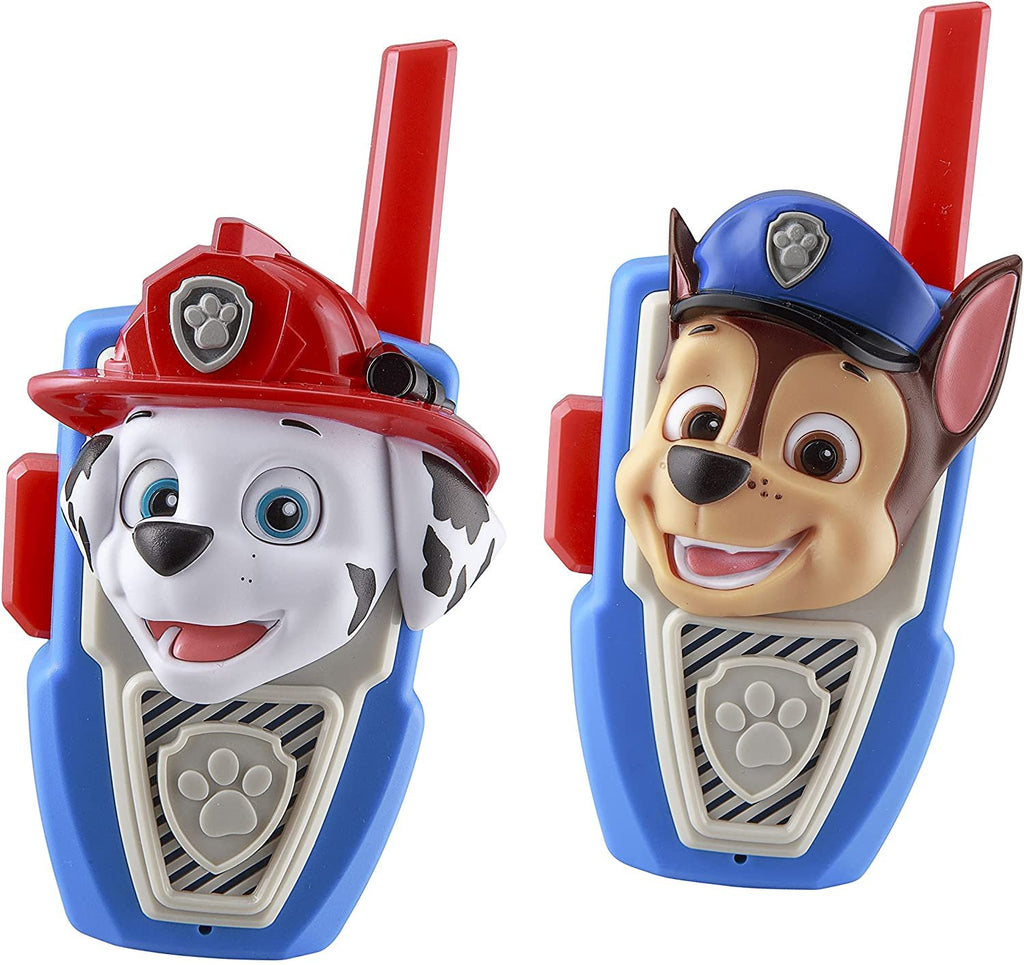 New PAW Patrol Walkie Talkies - Set of 2 Kids Walkie Talkies Chase and Marshall – Excellent Walkie Talkies for Toddlers