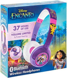 eKids Encanto Kids Bluetooth Headphones, Wireless Headphones with Microphone Includes Aux Cord, Volume Reduced Kids Foldable Headphones for School, Home, or Travel